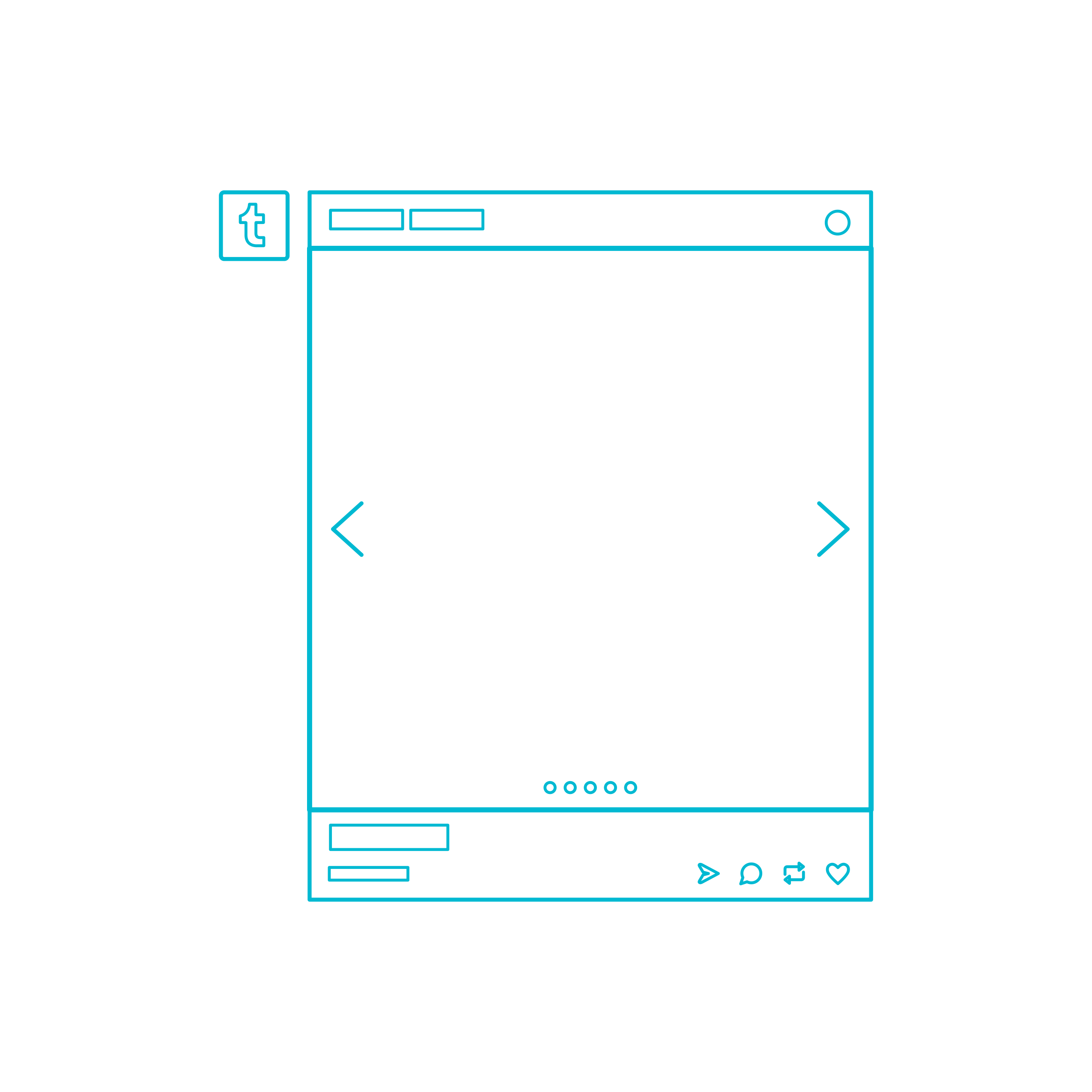 Digital Tumblr Sponsored Carousel Simple Printable Line Art Svg Free Vectors